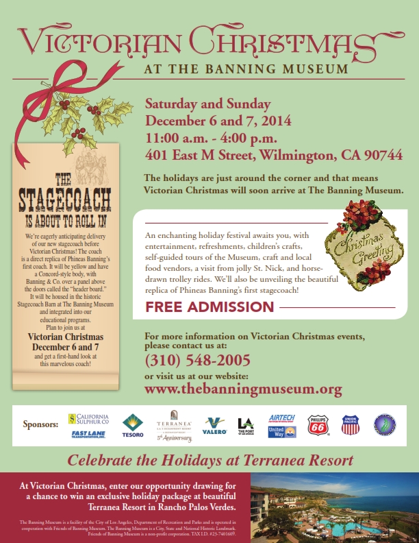 Victorian Christmas at the Banning Museum